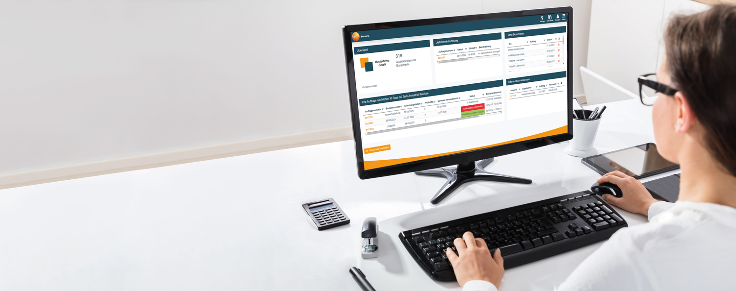 Testo Industrial Services Portal