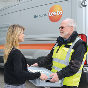 Transport des équipements de test pour l'étalonnage