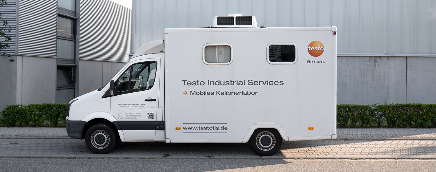 Mobiles Kalibrierlabor der Testo Industrial Services GmbH