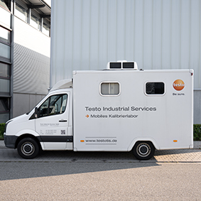 Kalibriermobil mobiles Kalibrierlabor des Testo Industrial Services GmbH