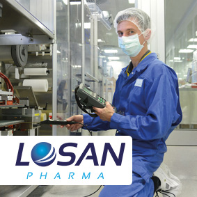 Testo Industrial Services Referenz mit dem Kunden Losan Pharma GmbH