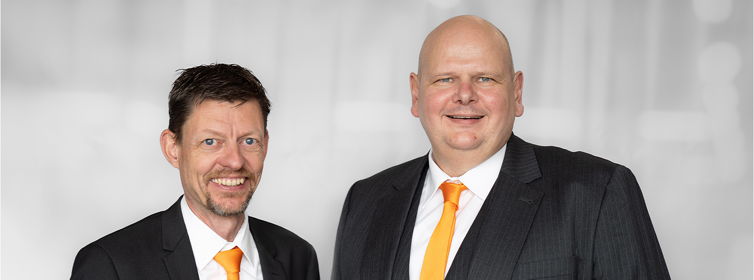 Markus Sauter und Wolfgang Hähnel (v.l.n.r) Die Geschäftsleitung von Testo Industrial Services gemeinsam auf einem Bild
