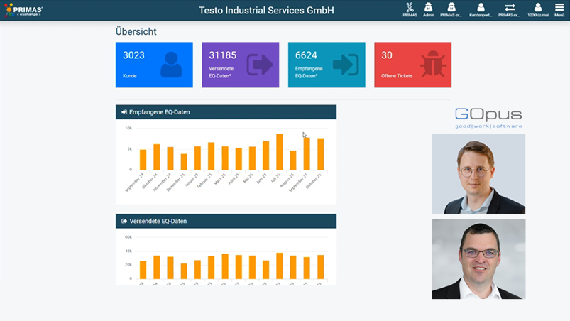 Screenshot aus dem Webinar. Person präsentiert Inhalte auf einer Powerpoint