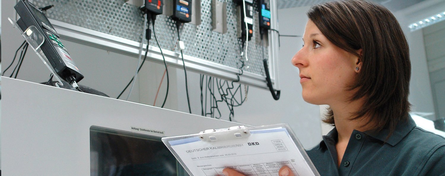 Kalibrierung Labor Feuchte Durchführung einer Kalibrierung im feuchte Labor