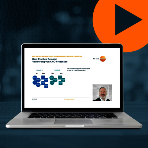 Webinar Wirtschaftliche Validierung: Matrixing & Bracketing Bildausschnitt vom Live-Webinar Wirtschaftliche Validierung: Matrixing & Bracketing