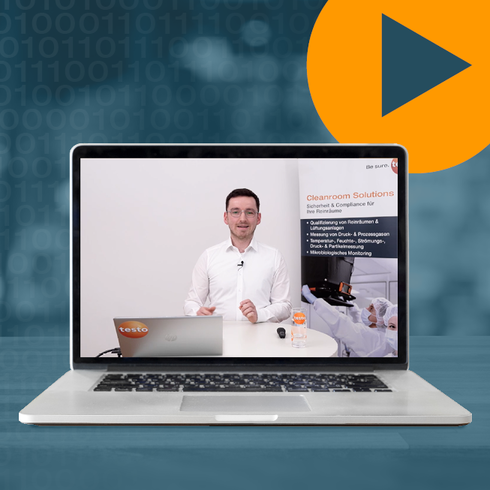 Webinar Energieeffizienter Reinraumbetrieb: Messtechnik und Compliance