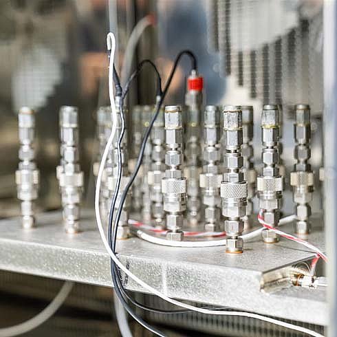 Druckkalibrierung bei unterschiedlichen Temperaturen Druckkalibrierung in einem Klimaschrank