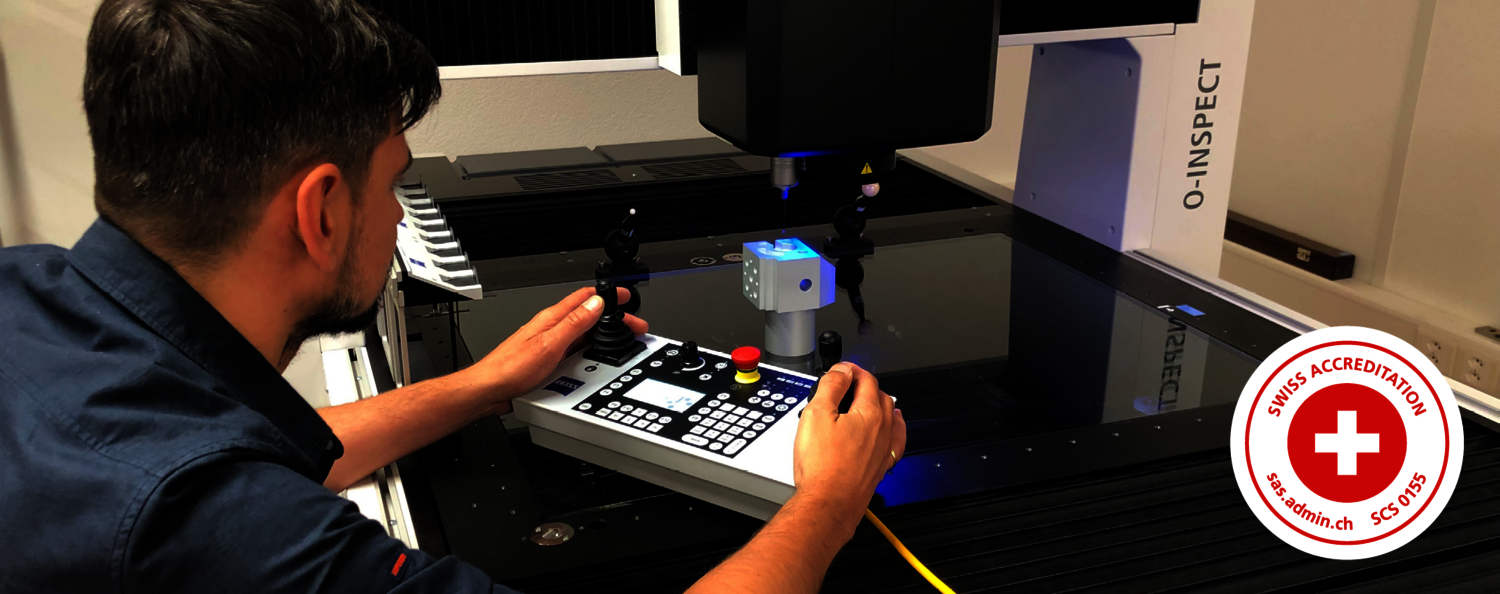 Messung einer Verzahnung mit einer hochpräzisen 3D-Koordinatenmessmaschine