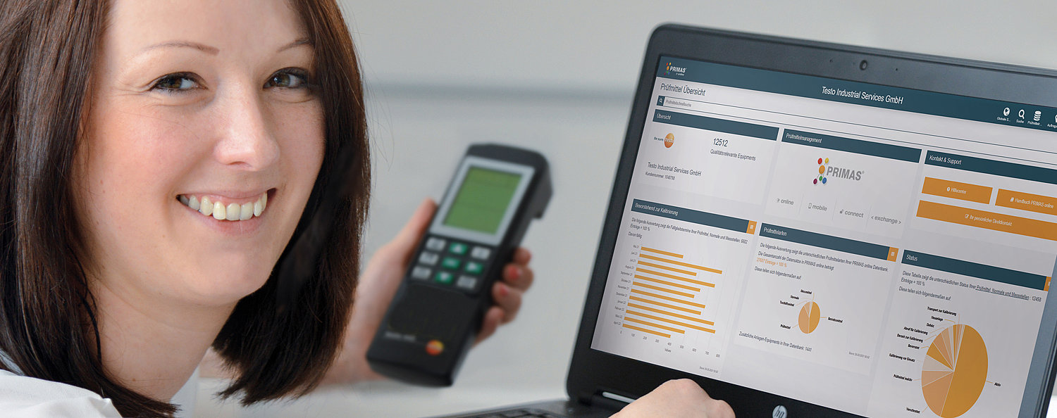 PRIMAS online & mobile Internetbasierte Prüfmittelmanagementsystem